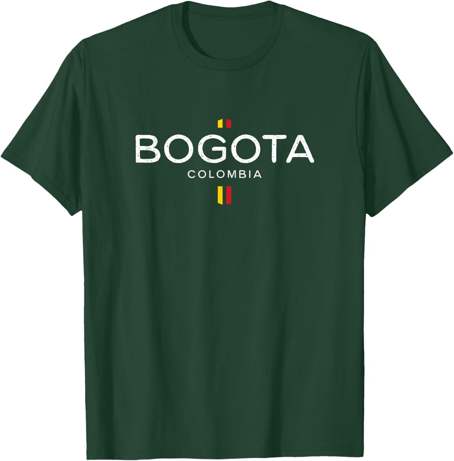 Bogota Colombia Retro Vintage T-Shirt - T-Shirt | Forest