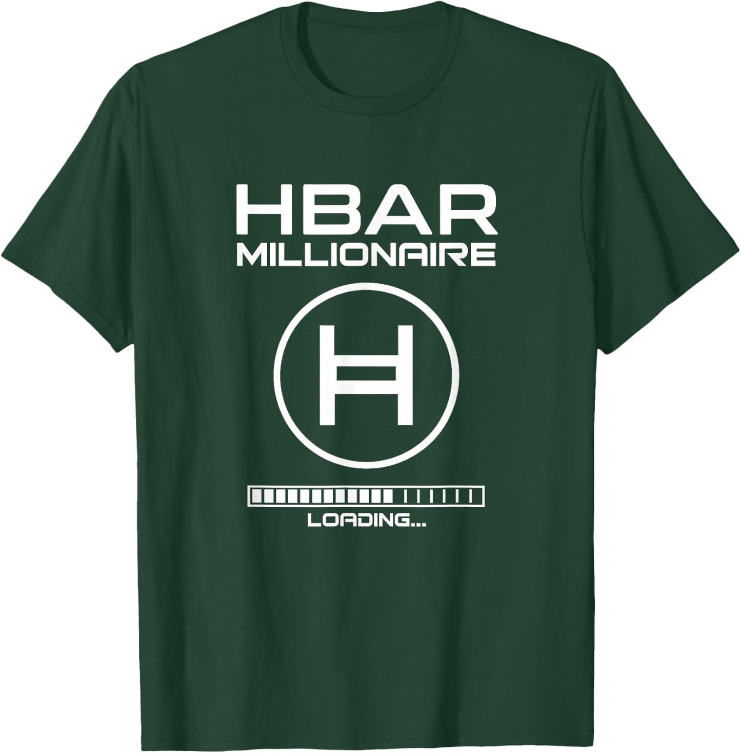 HBAR Crypto MILLIONAIRE Hedera Hashgraph Token Blockchain T-Shirt - T-Shirt | Forest