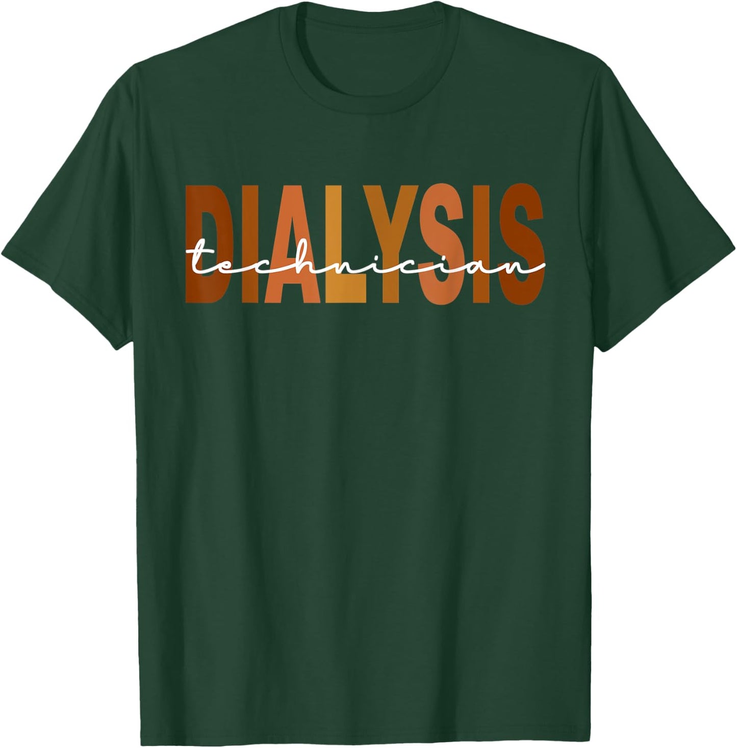 CCHT Dialysis Technician African American Hemodialysis T-Shirt - T-Shirt | Forest