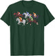 Funny Horse Racing Jockey Racer Derby Rider Race Track T-Shirt - T-Shirt | Forest