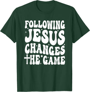 Following Jesus changes the Game T-Shirt - T-Shirt | Forest