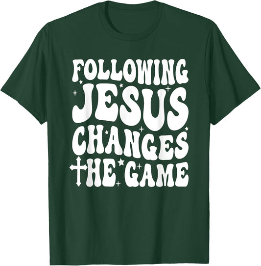 Following Jesus changes the Game T-Shirt - T-Shirt | Forest