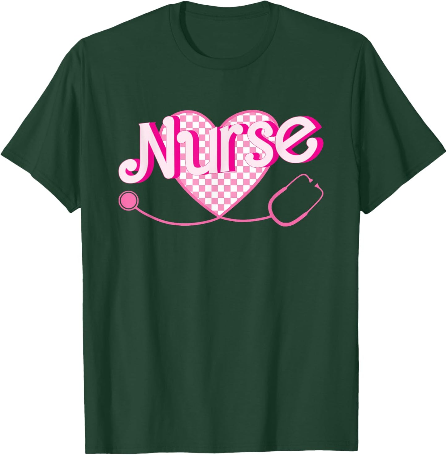 Nurse School Nursing Groovy Nurse Retro Pink Nurse T-Shirt - T-Shirt | Forest
