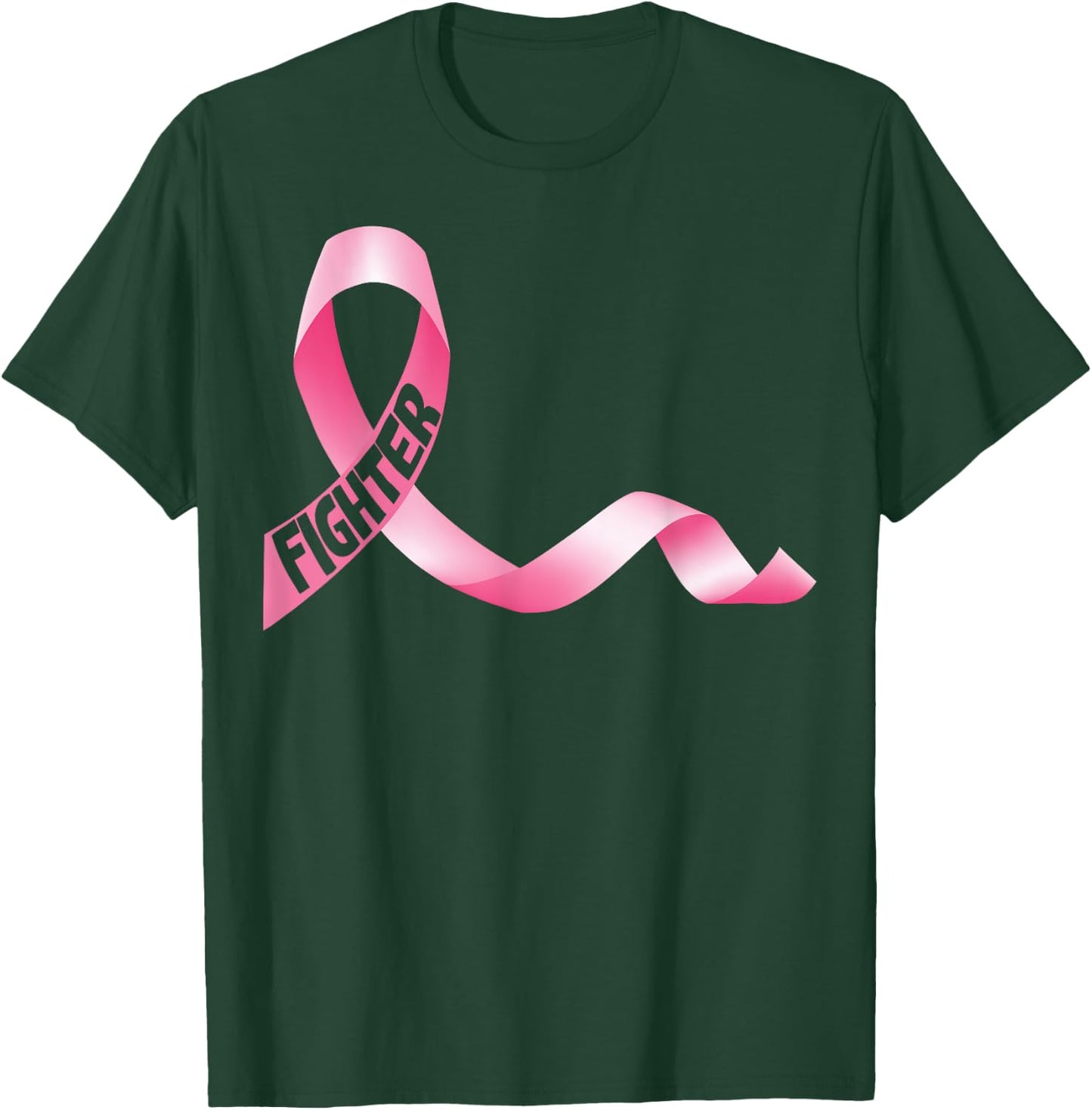 Delightfully Different World Breast Cancer Fighter - -Adults, Black, Small, Short Sleeve T-Shirt - T-Shirt | Forest