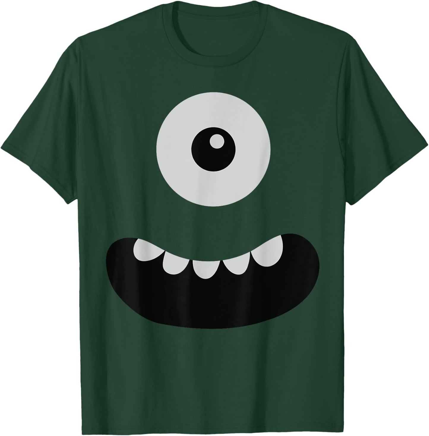 Cute One Eyed Monster Face Costume Halloween T-Shirt - T-Shirt | Forest
