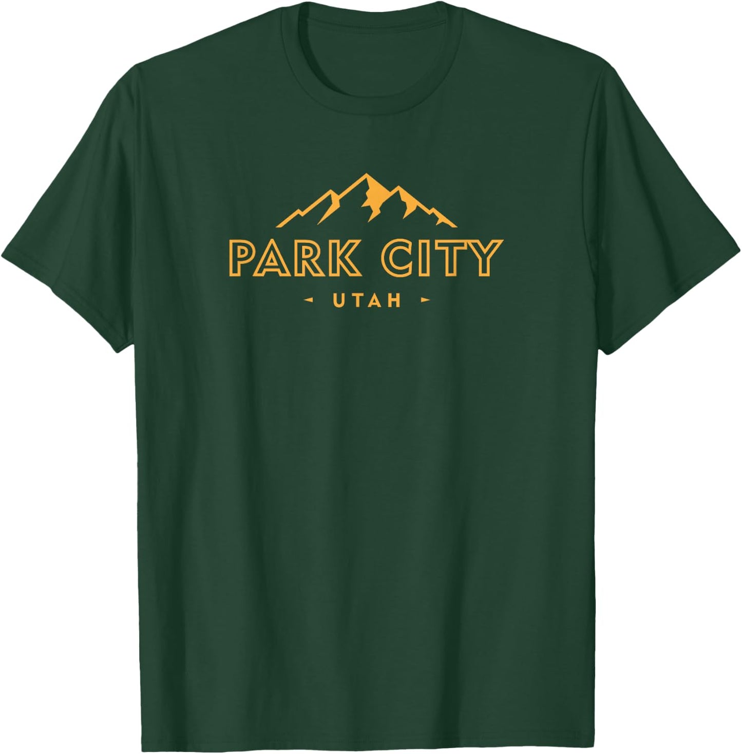 Retro Park City Utah Souvenir Mountain Hiking T-Shirt - T-Shirt | Forest