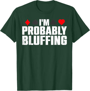 Funny Poker Lover Art Women Casino Play Card Gambler T-Shirt - T-Shirt | Forest