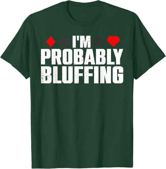 Funny Poker Lover Art Women Casino Play Card Gambler T-Shirt - T-Shirt | Forest