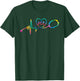 Tie Dye Heartbeat PCT Patient Care Technician Nursing Gift T-Shirt - T-Shirt | Forest