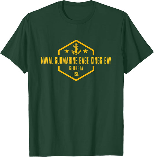 Naval Submarine Base Kings Bay T-Shirt - T-Shirt | Forest