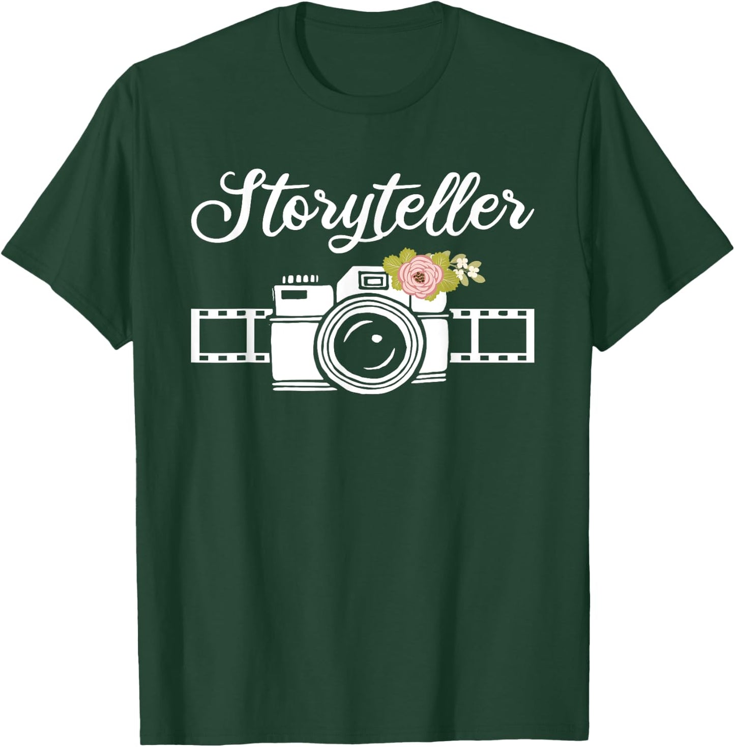 Funny Photography Art Women Photographer Camera Film T-Shirt - T-Shirt | Forest
