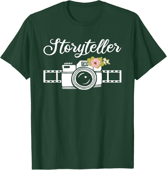 Funny Photography Art Women Photographer Camera Film T-Shirt - T-Shirt | Forest