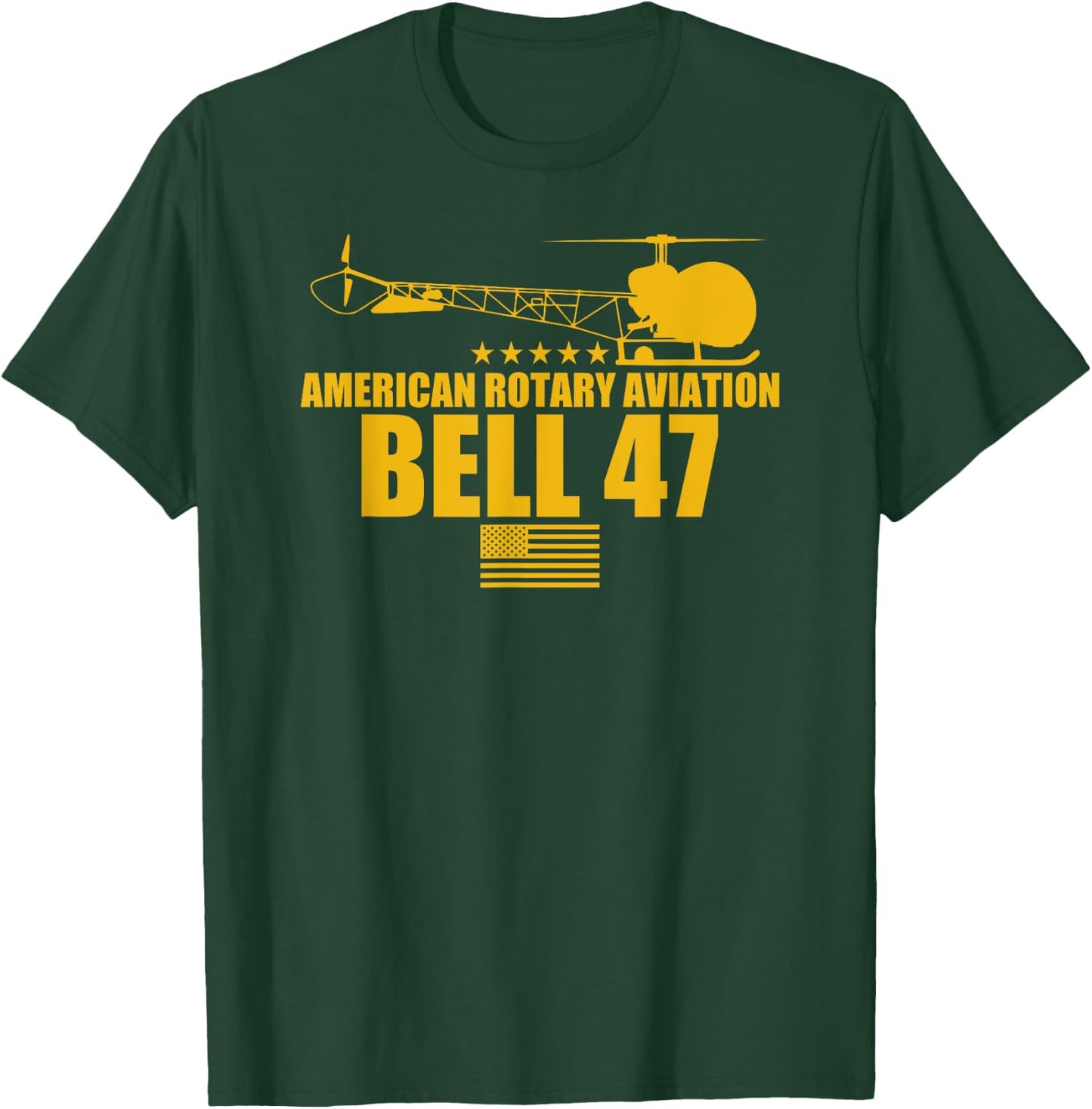 Bell 47 T-Shirt - T-Shirt | Forest