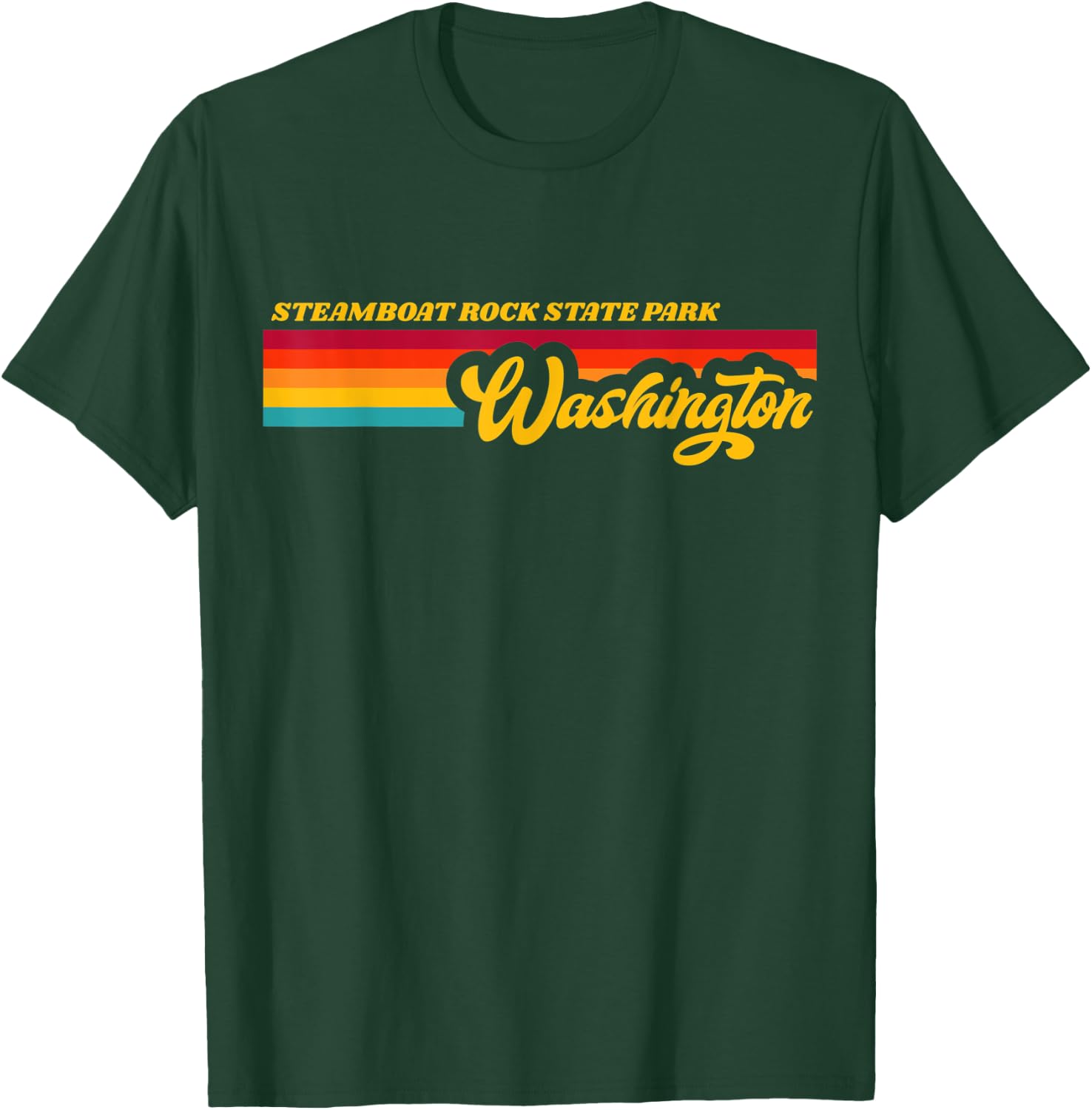 Washington STEAMBOAT ROCK State Park T-Shirt - T-Shirt | Forest