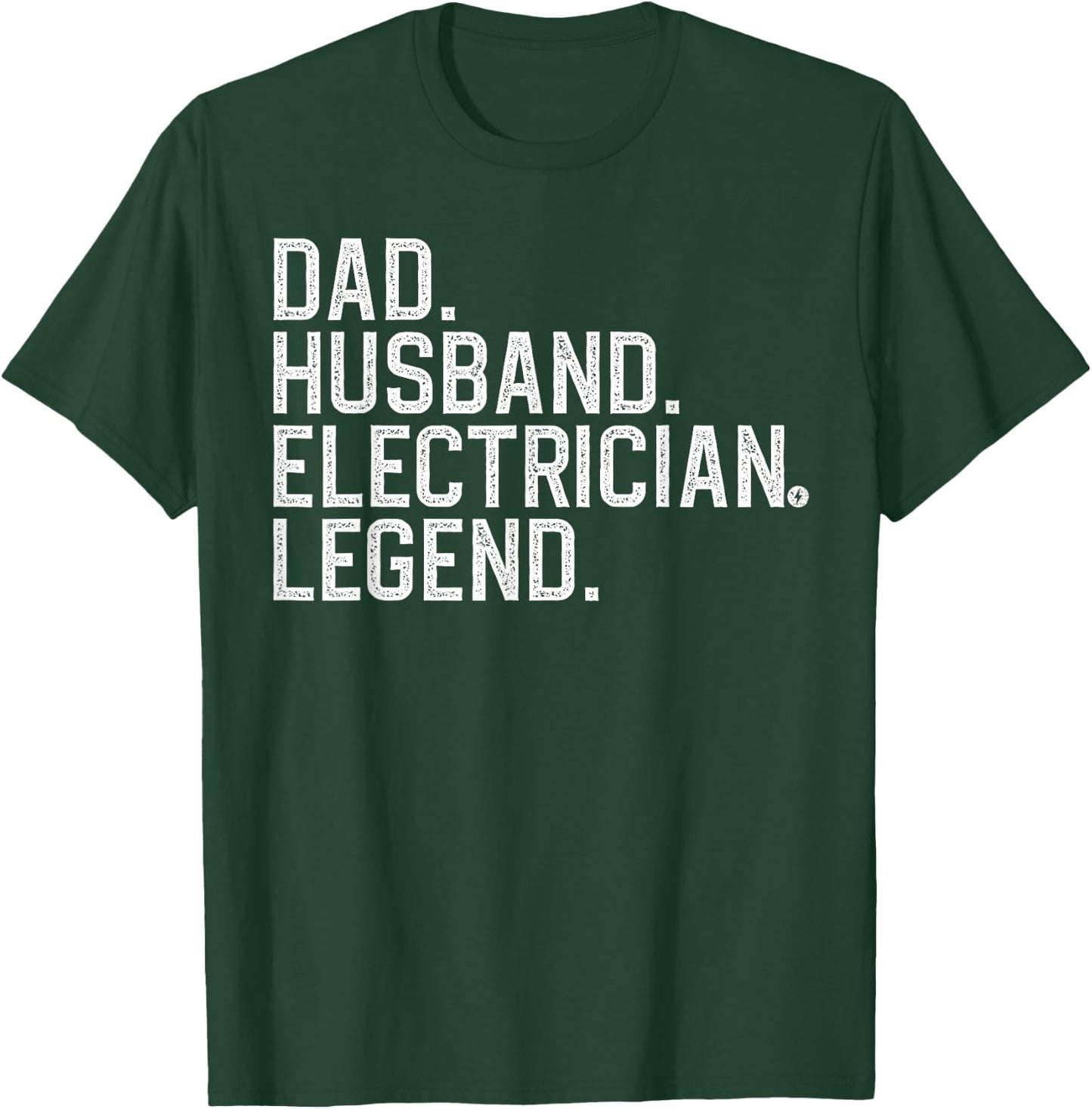 Cool Electrician For Dad Husband Professional Electrician T-Shirt - T-Shirt | Forest