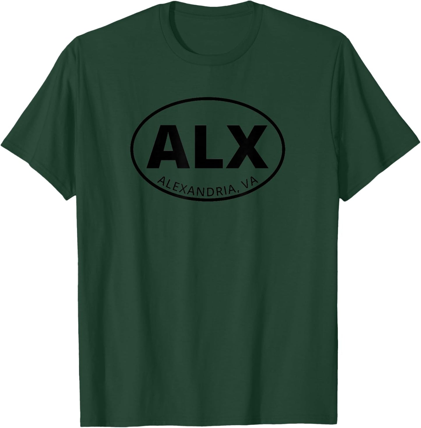 ALX Alexandria Virginia Local Old Town VA Vacation Souvenir T-Shirt - T-Shirt | Forest