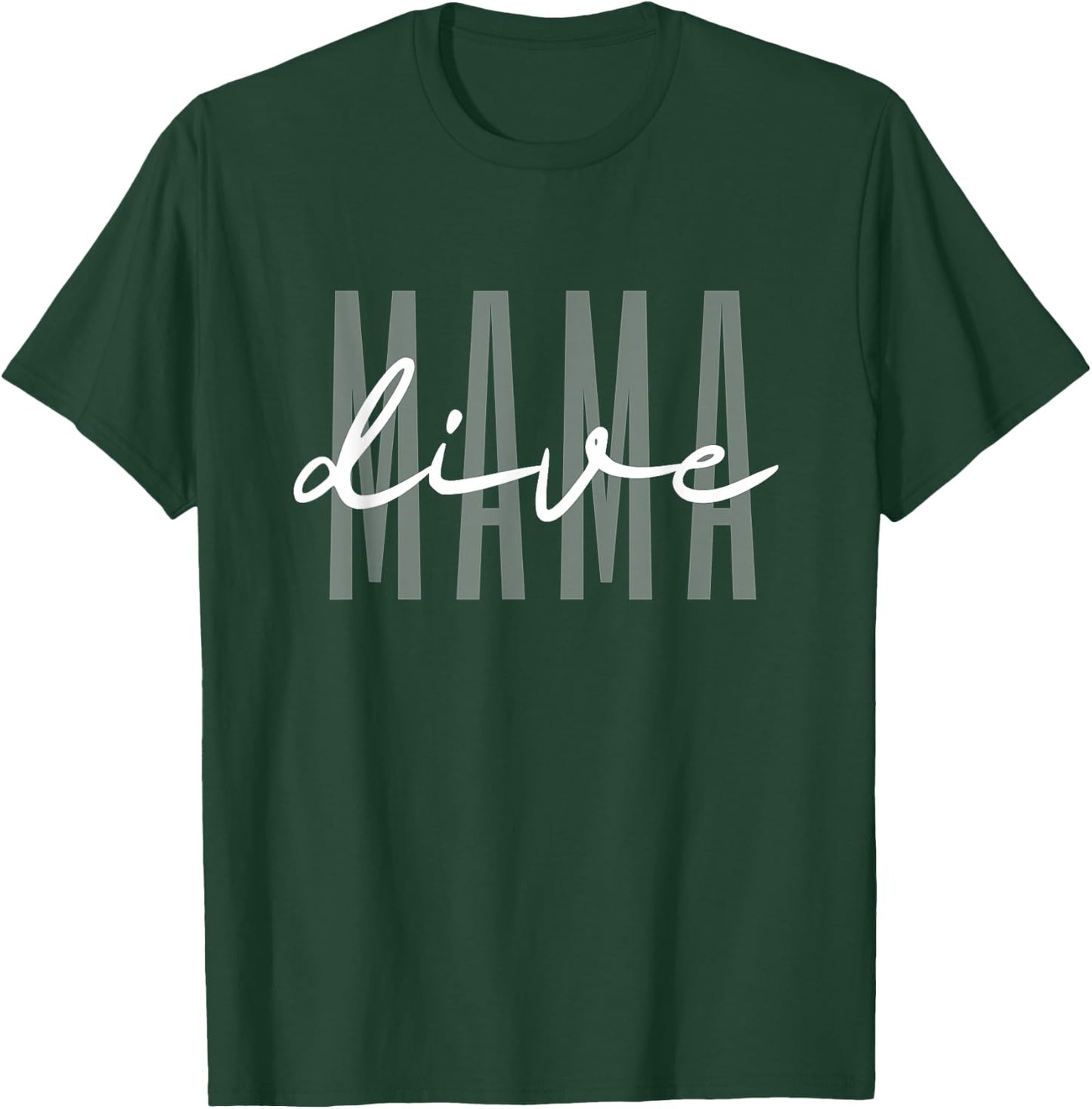 Dive Mama Dive Mom T-Shirt - T-Shirt | Forest