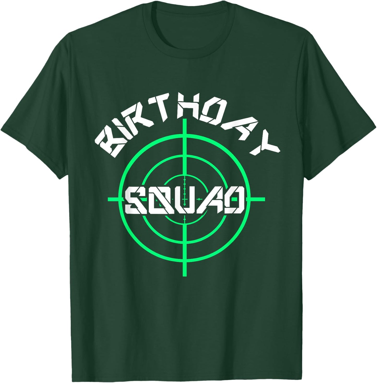 Laser Tag Birthday Squad Laser Tag Team Lasertag Game T-Shirt - T-Shirt | Forest
