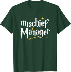 Mischief Manager Teacher Life Funny Mom Funny Dad T-Shirt - T-Shirt | Forest