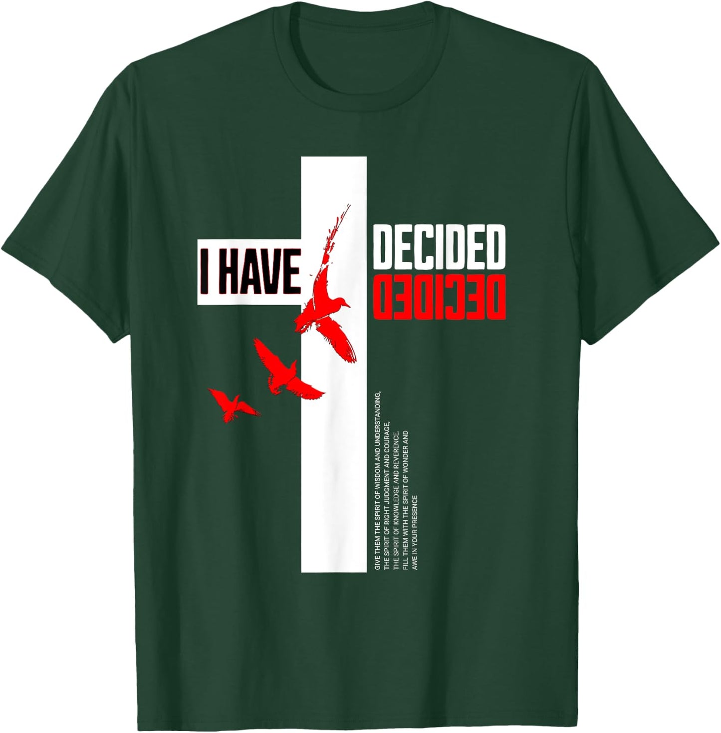 Baptized 2025 I Have Decided Baptism T-Shirt - T-Shirt | Forest