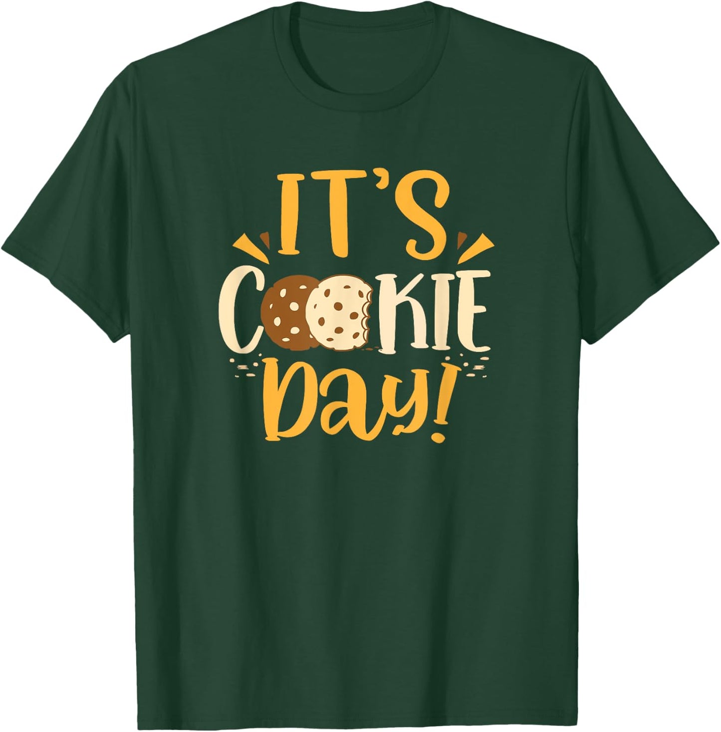 National Cookie Day Chocolate Chip Cookies Its Cookie Day T-Shirt - T-Shirt | Forest