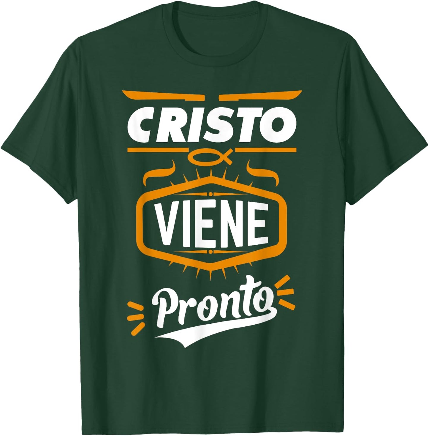 Cristo viene pronto Spanish Bible Verses in Spanish T-Shirt - T-Shirt | Forest