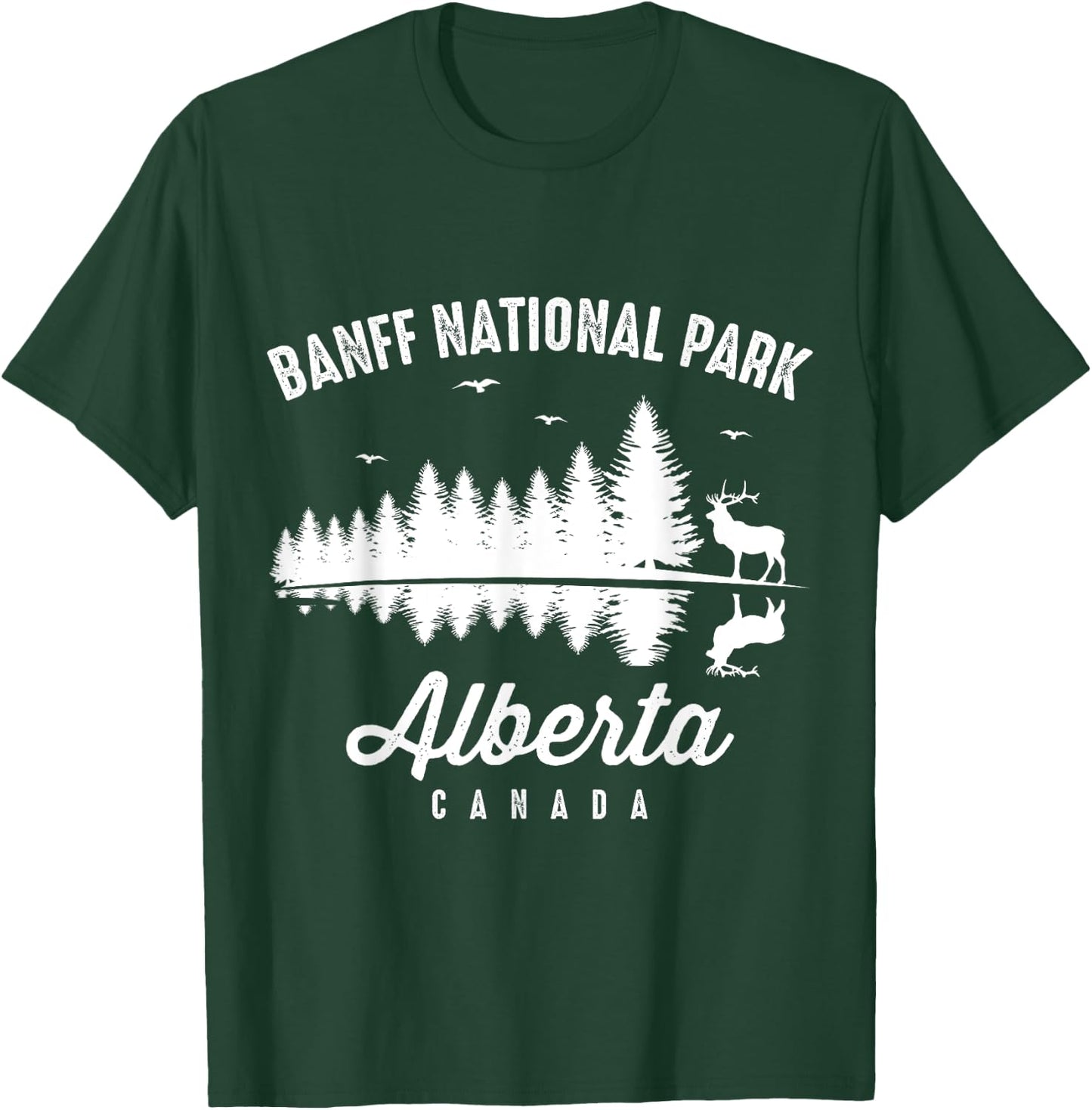 National Park Banff Canada Alberta Souvenir Hiking T-Shirt - T-Shirt | Forest