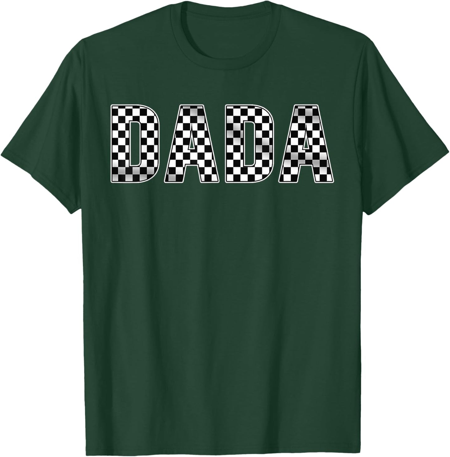 Pit Crew Dada Racing Car Family Matching Birthday Party T-Shirt - T-Shirt | Forest
