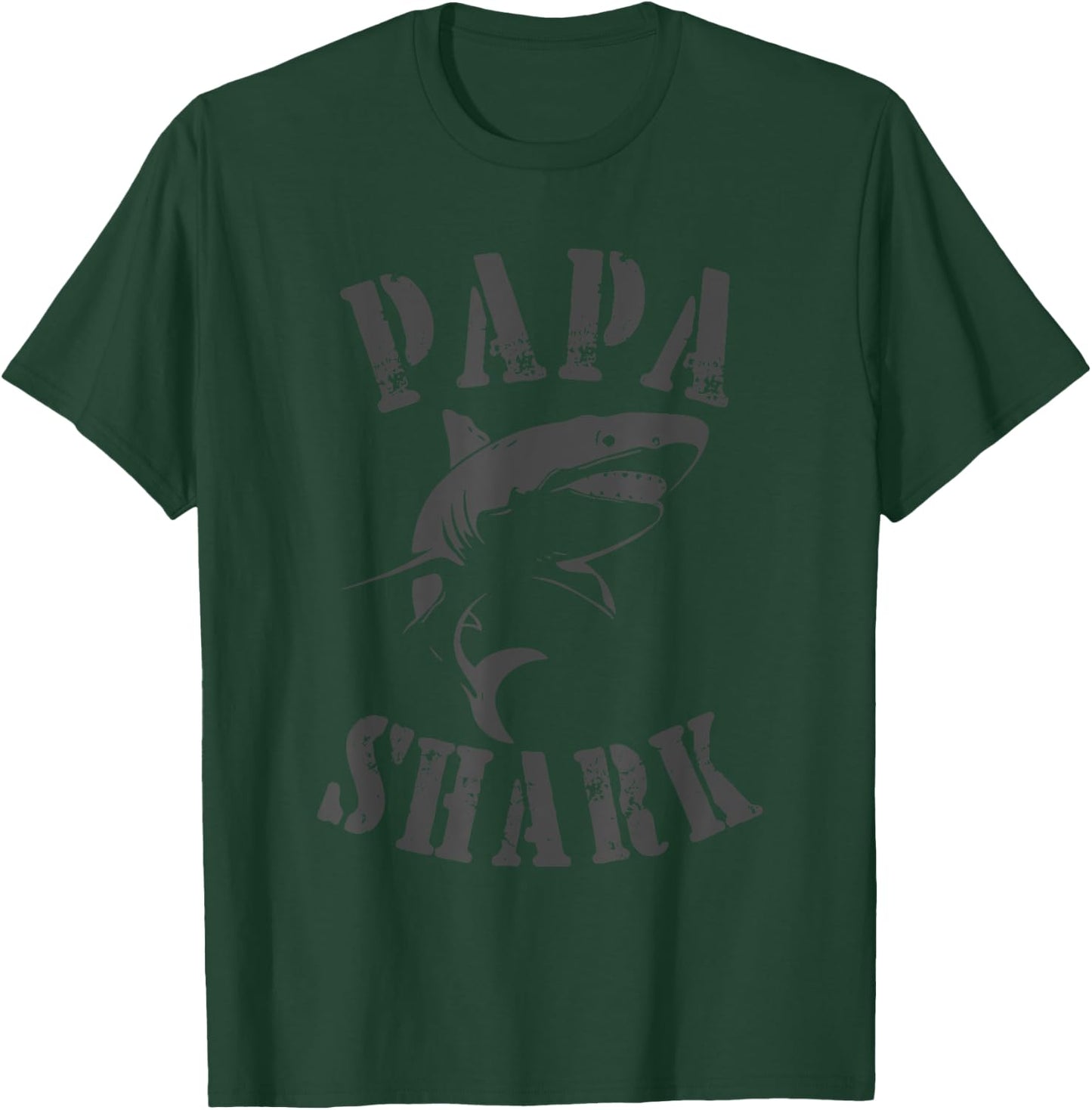 Vintage Classic Papa Shark T-Shirt - T-Shirt | Forest