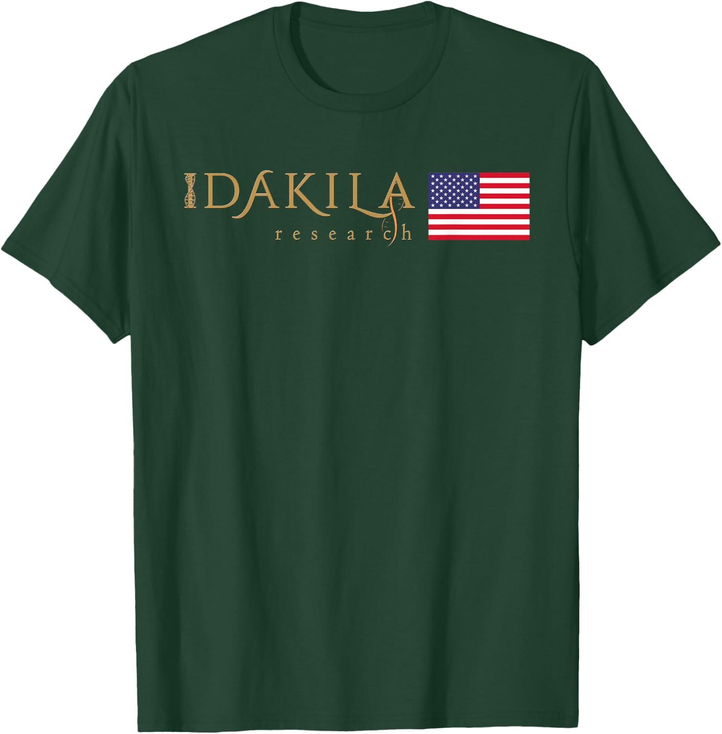 Dakila Research USA T-Shirt - T-Shirt | Forest