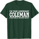 Coleman Surname Funny Team Family Last Name Coleman T-Shirt - T-Shirt | Forest