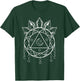 Pagan Crystals Astrology Moon Dark Magic Occult T-Shirt - T-Shirt | Forest