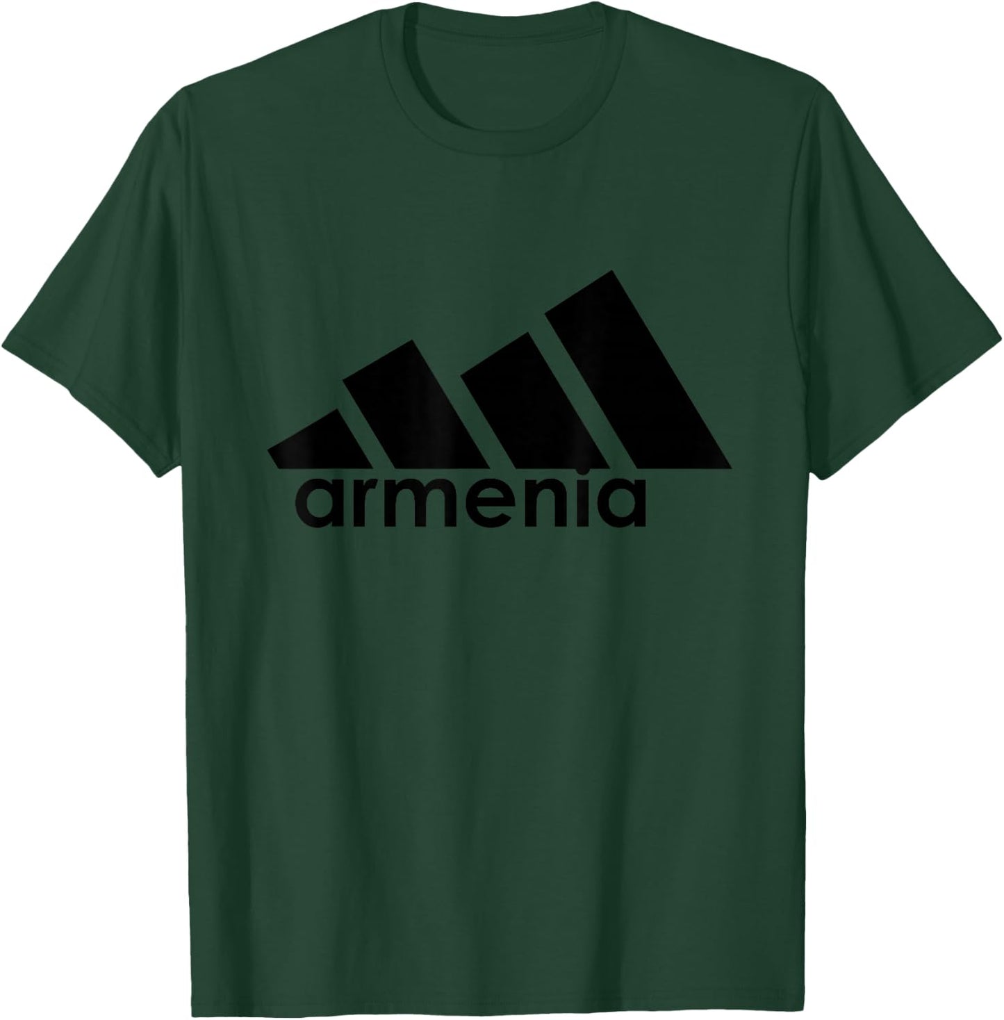 Armenian Pride Stylized Ararat Mountain Armenia Gear T-Shirt - T-Shirt | Forest