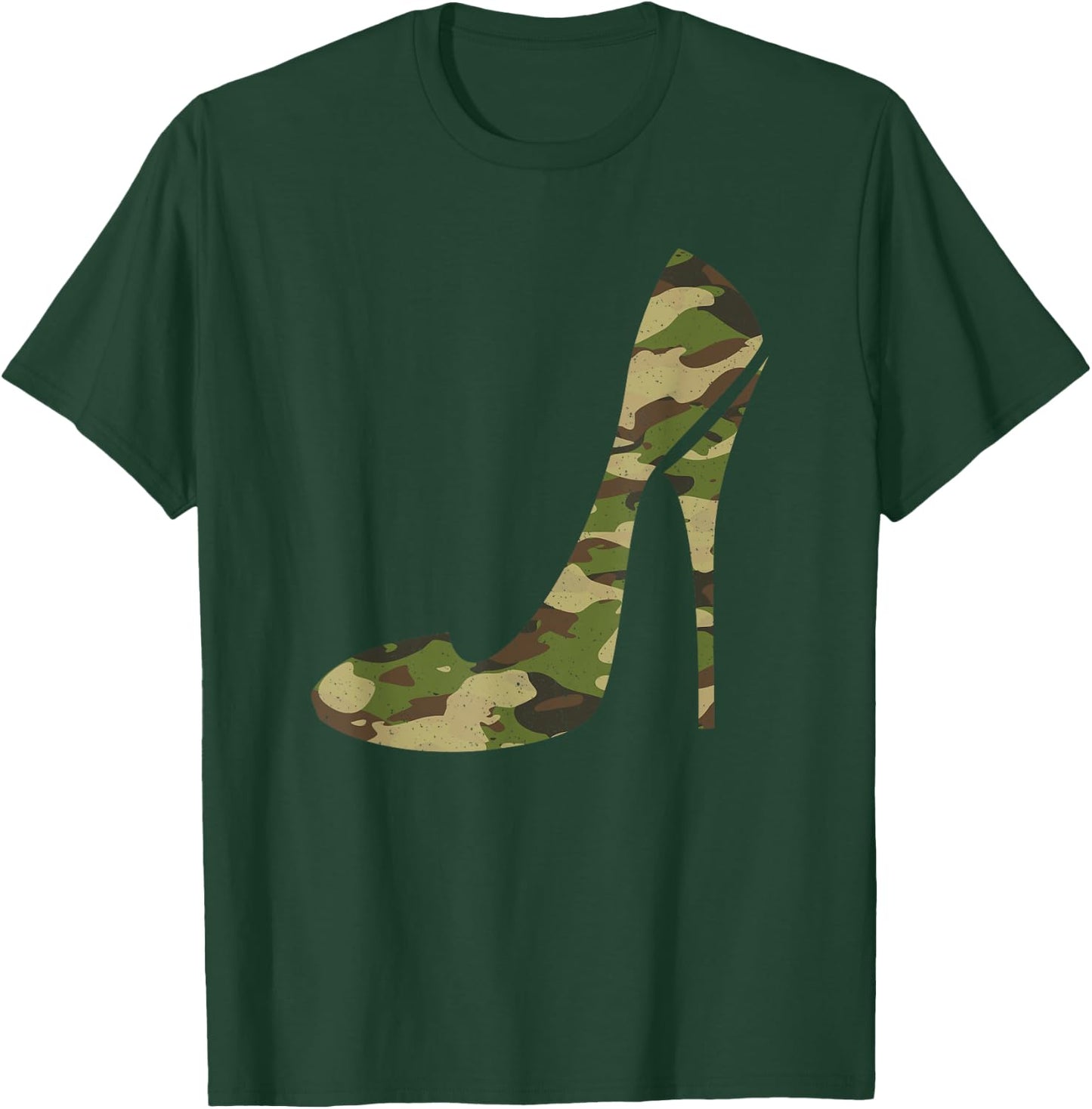 Cool Camouflage Art Girl Camo Clothes Costume Camo T-Shirt - T-Shirt | Forest