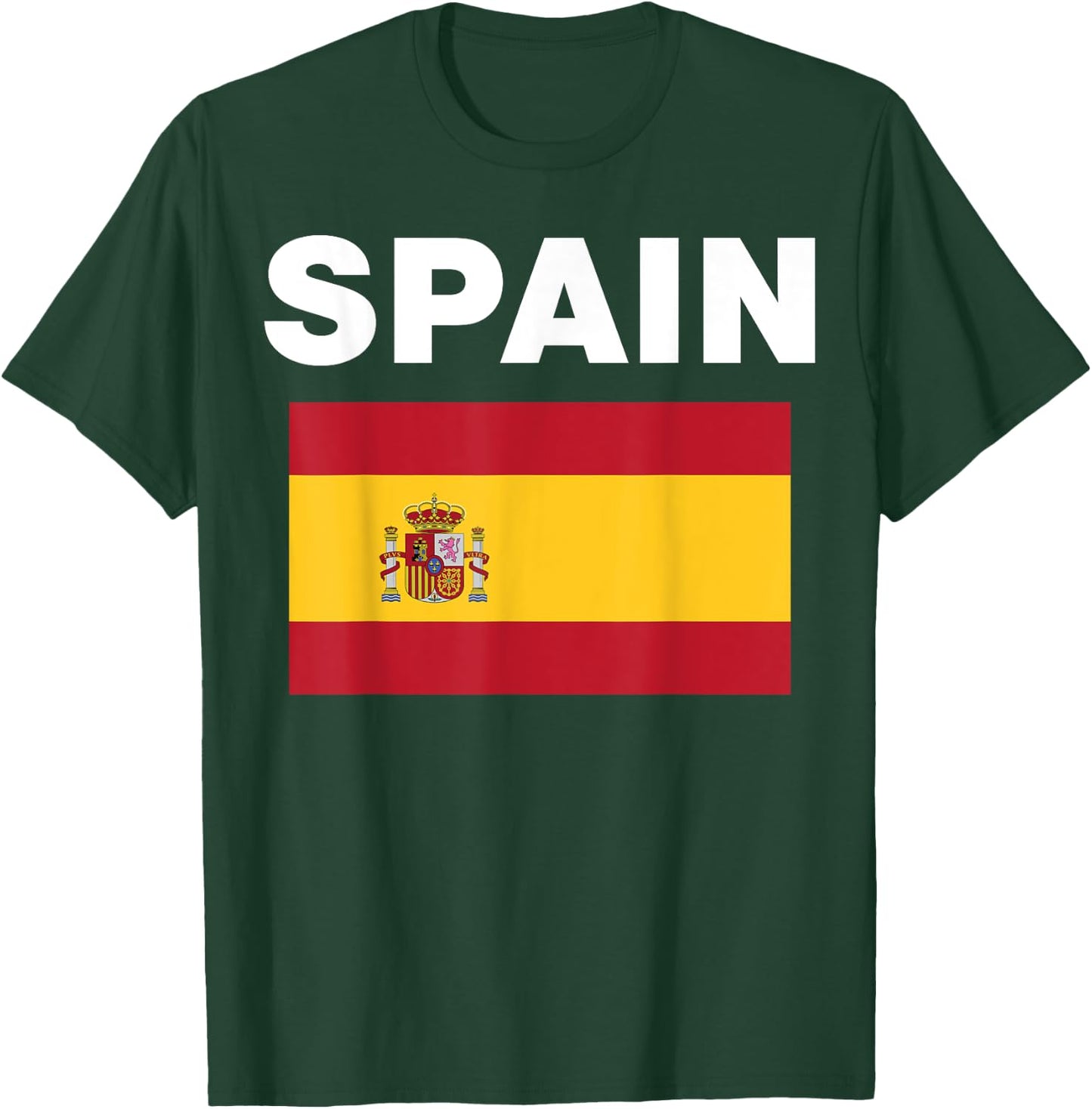 Spain Spanish Flag Heritage T-Shirt - T-Shirt | Forest