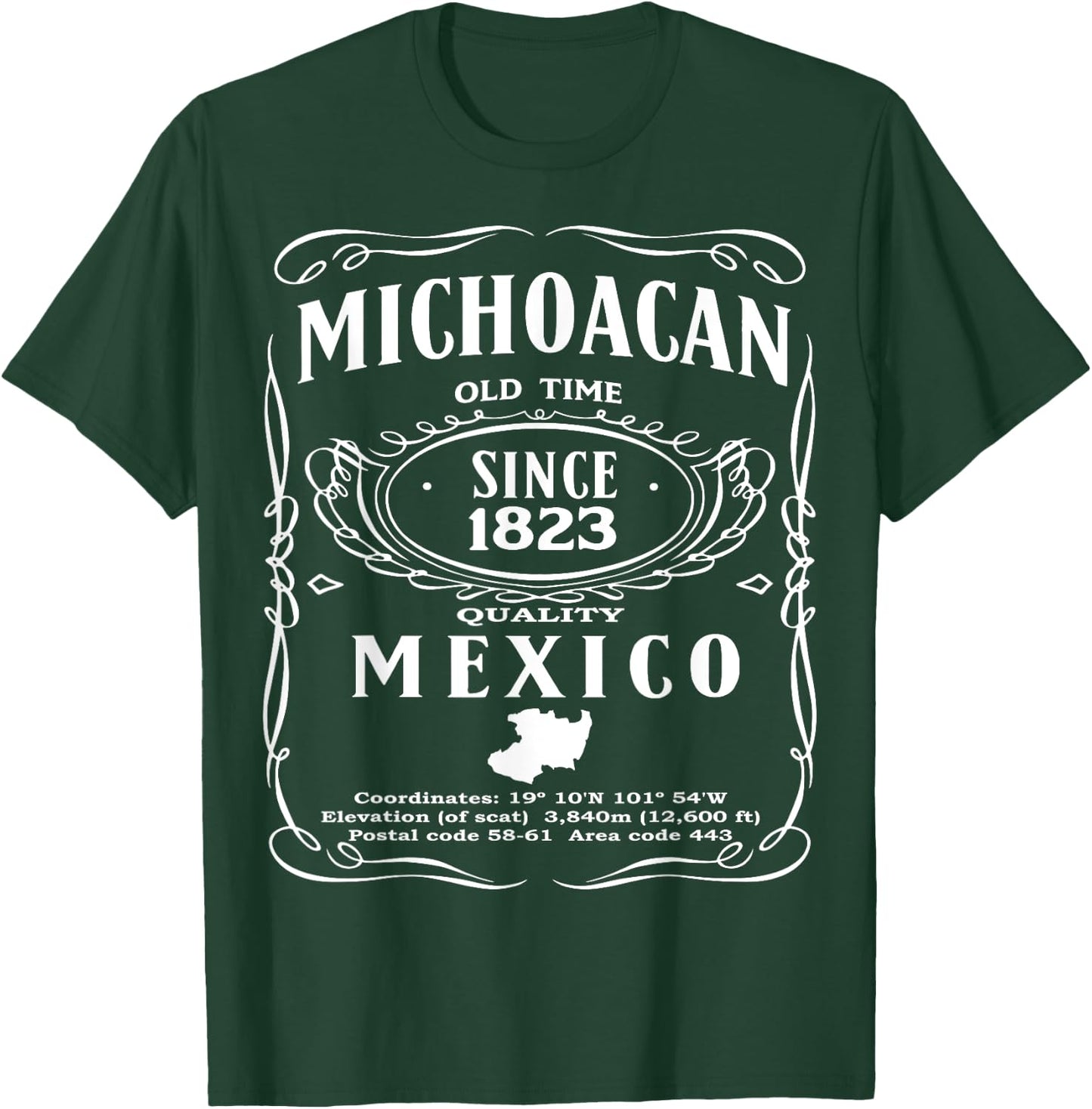 Michoacan Mexico Souvenir Michoacano Morelia Michoacanas T-Shirt - T-Shirt | Forest