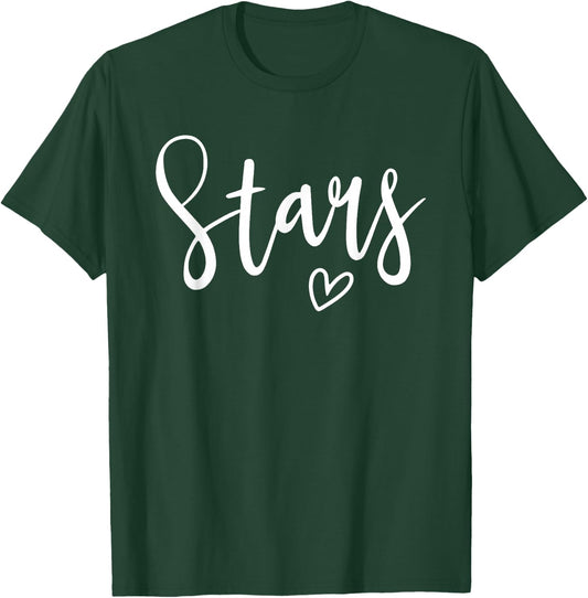 Stars High School Stars Sports Team Women's Stars T-Shirt - T-Shirt | Forest
