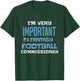 Funny Fantasy Football Commissioner, Respect The Commish T-Shirt - T-Shirt | Forest