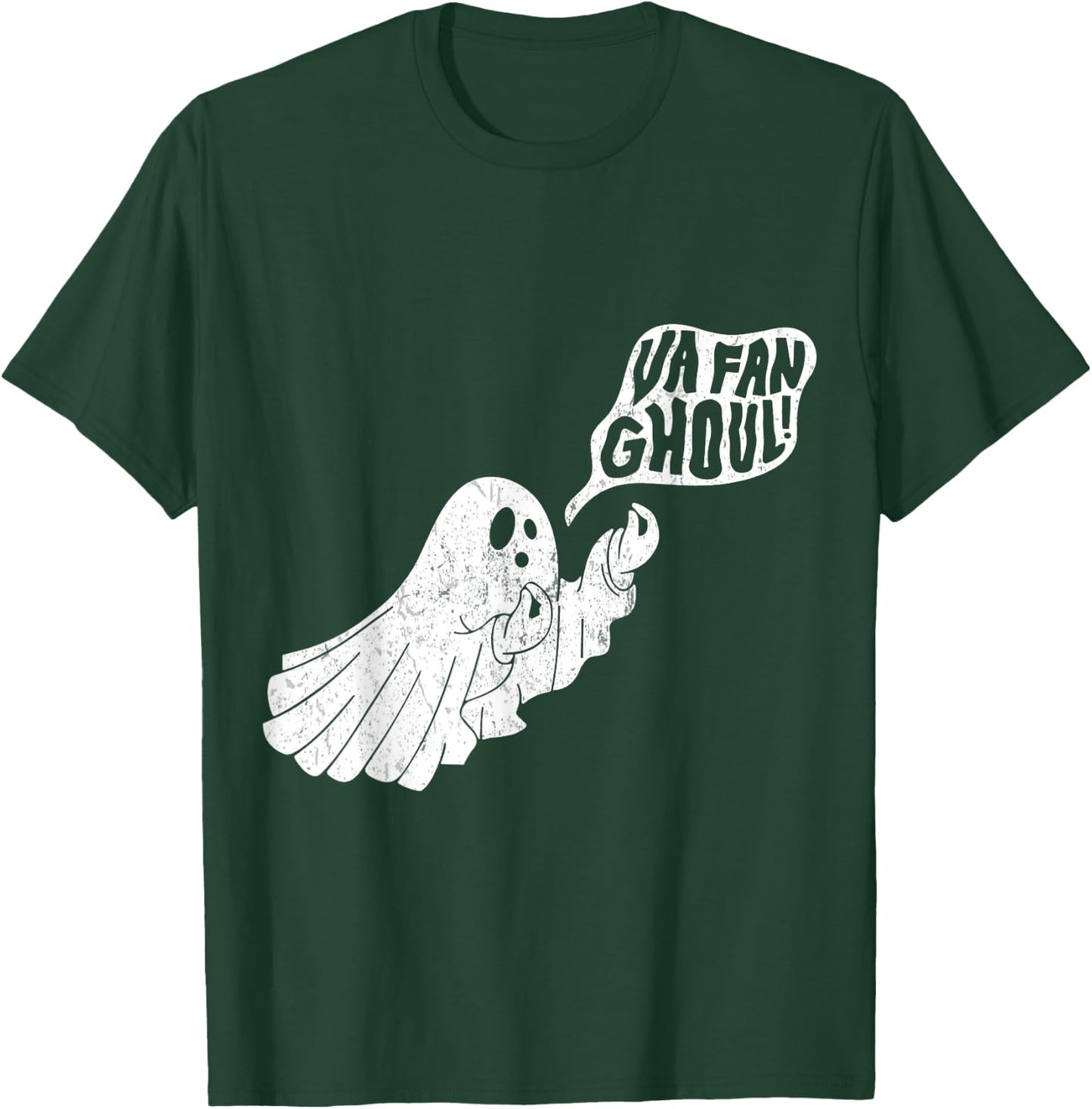 VA Fan Ghoul Funny Italian Ghost Halloween T-Shirt - T-Shirt | Forest