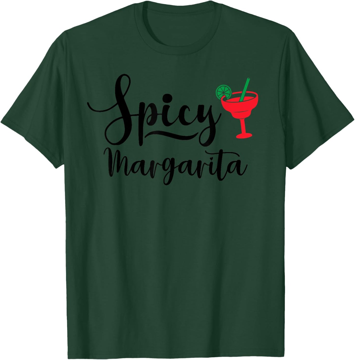 Spicy Margarita Shirt,Spicy Marg Shirt that says Spicy T-Shirt - T-Shirt | Forest