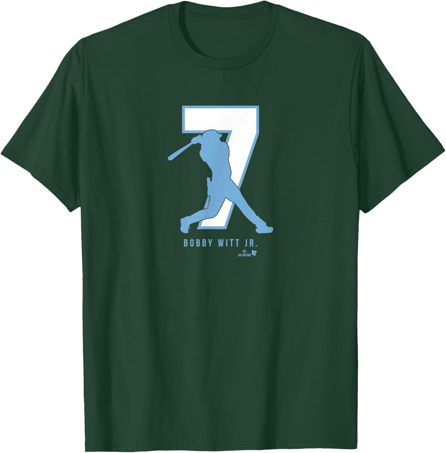 Bobby Witt Jr. 7 - Kansas City Baseball T-Shirt - T-Shirt | Forest