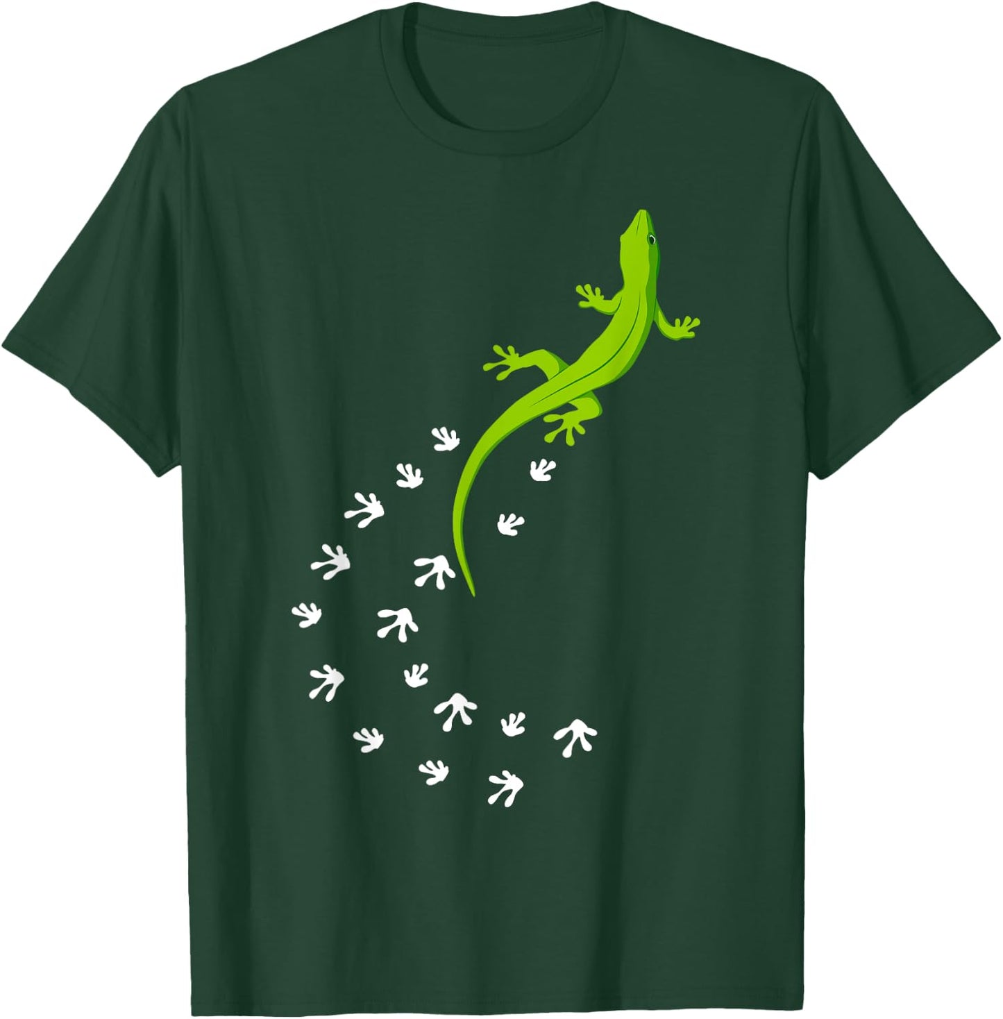 Cool Lizard Design Women Gecko Pet Animal Creature T-Shirt - T-Shirt | Forest