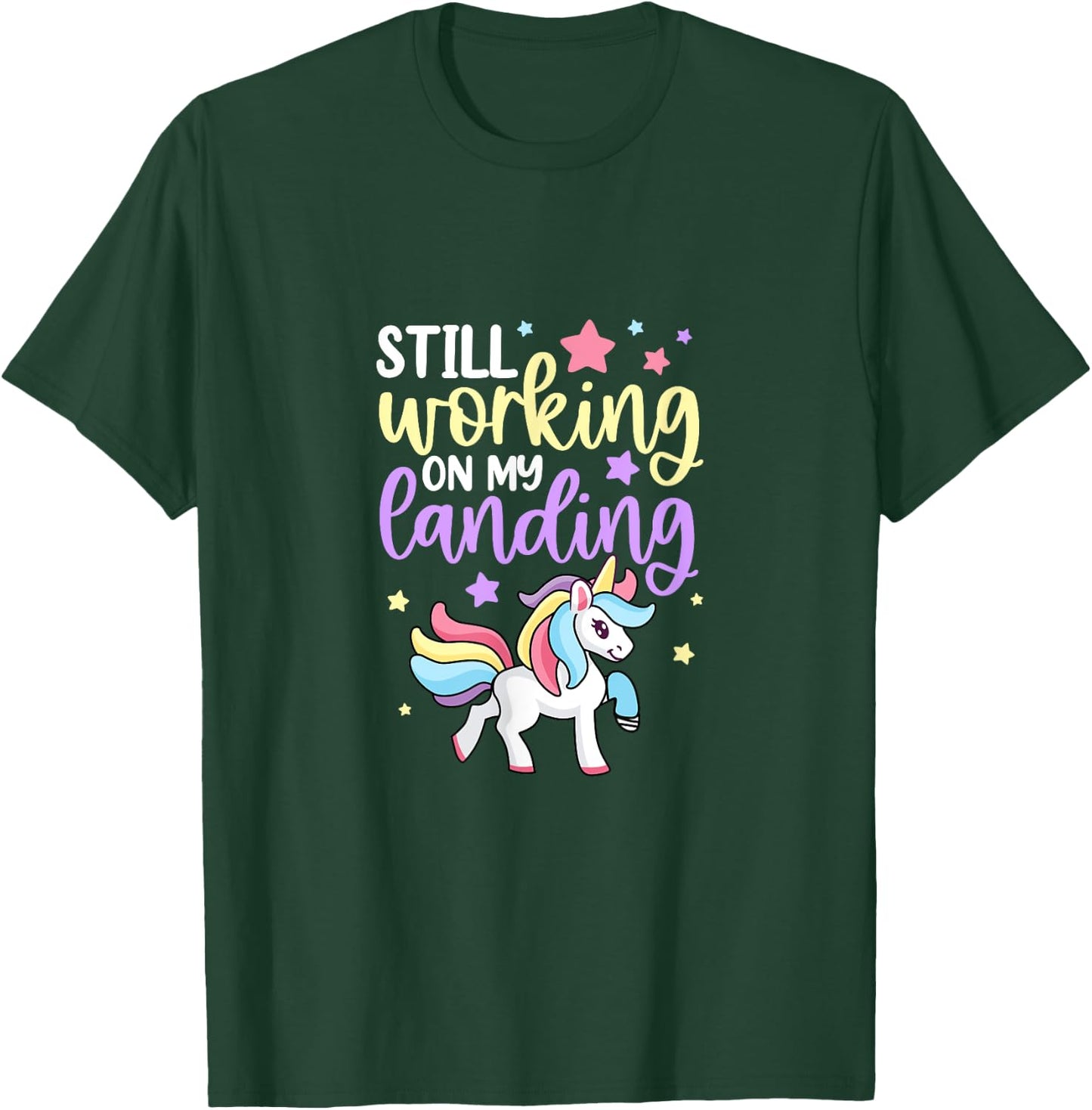 Broken Ankle Unicorn Foot Feet Bone Injury Get Well Soon T-Shirt - T-Shirt | Forest