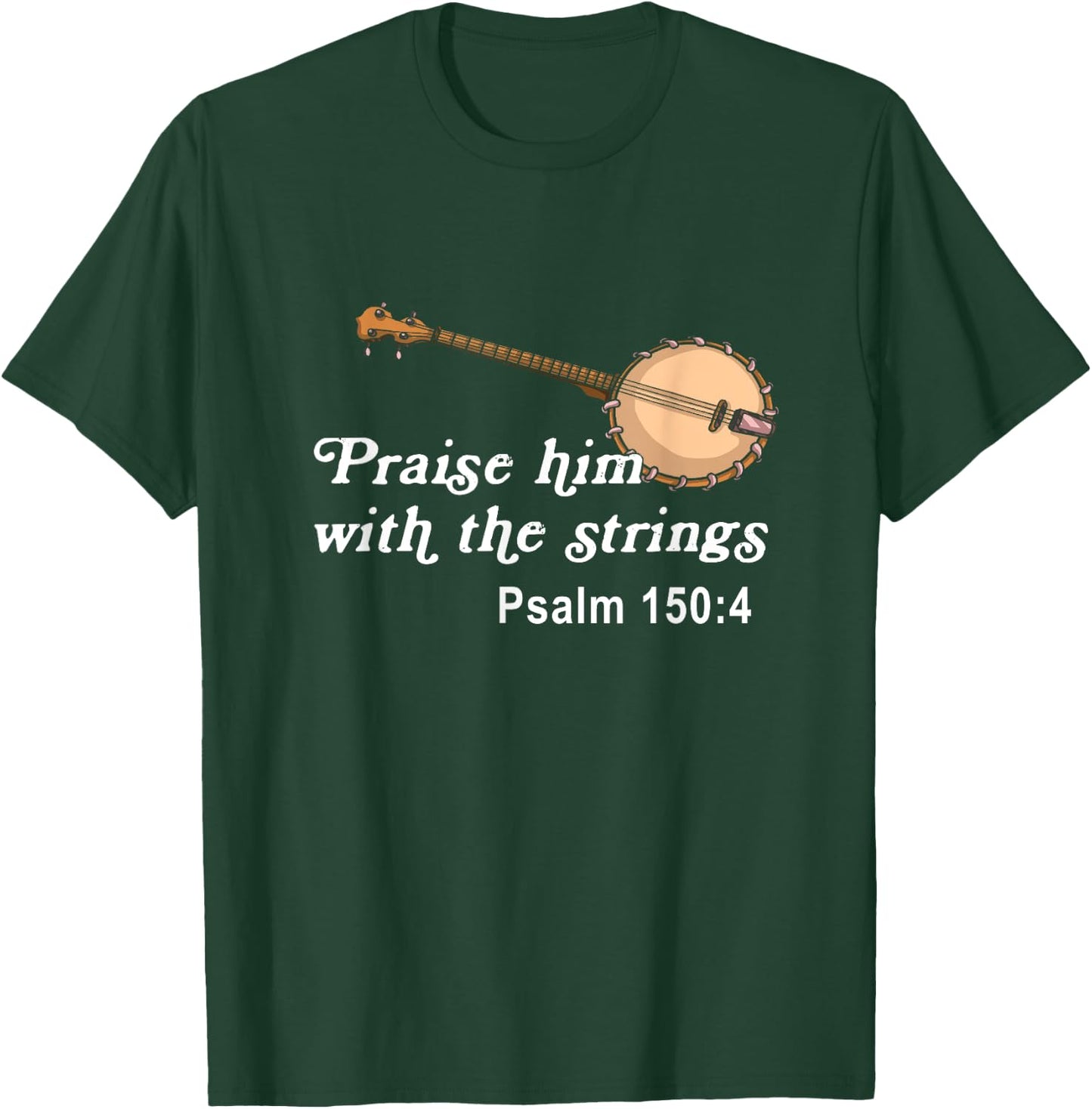 Banjo Bluebird Tennesse Mandolin Bluegrass T-Shirt - T-Shirt | Forest