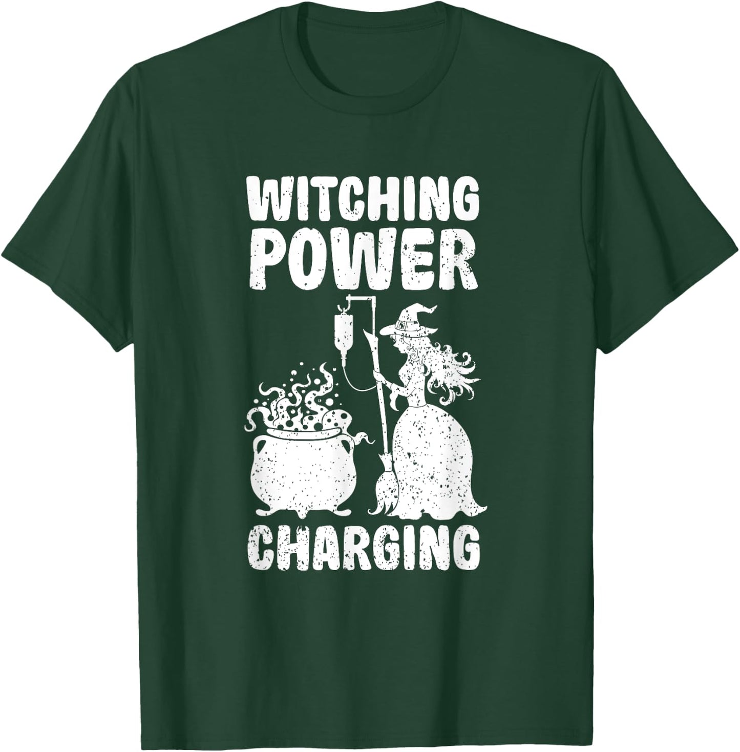 Funny Infusion Therapy Witch Power Halloween Doctor Meme T-Shirt - T-Shirt | Forest