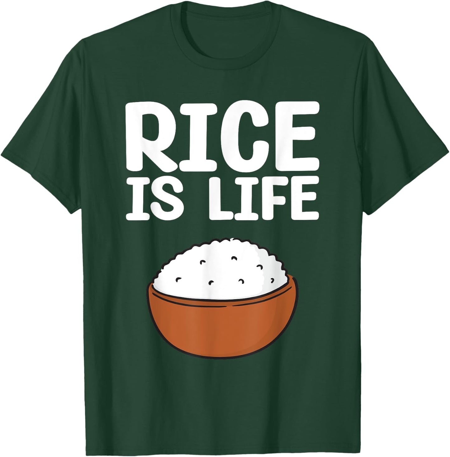 Cool Rice Design Women White Food Cooker Rice Lover T-Shirt - T-Shirt | Forest