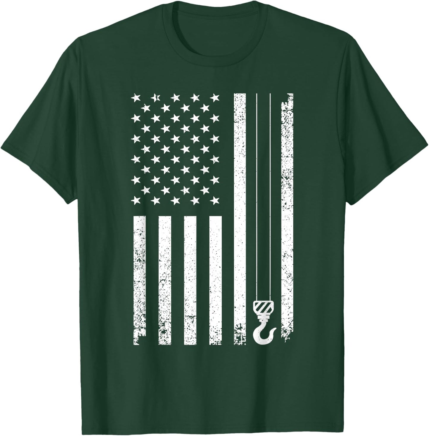 Cool Crane Operator Art Women Tower Crane Operator T-Shirt - T-Shirt | Forest