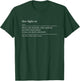 Firefighter Definition Funny American Fireman Firefighter T-Shirt - T-Shirt | Forest