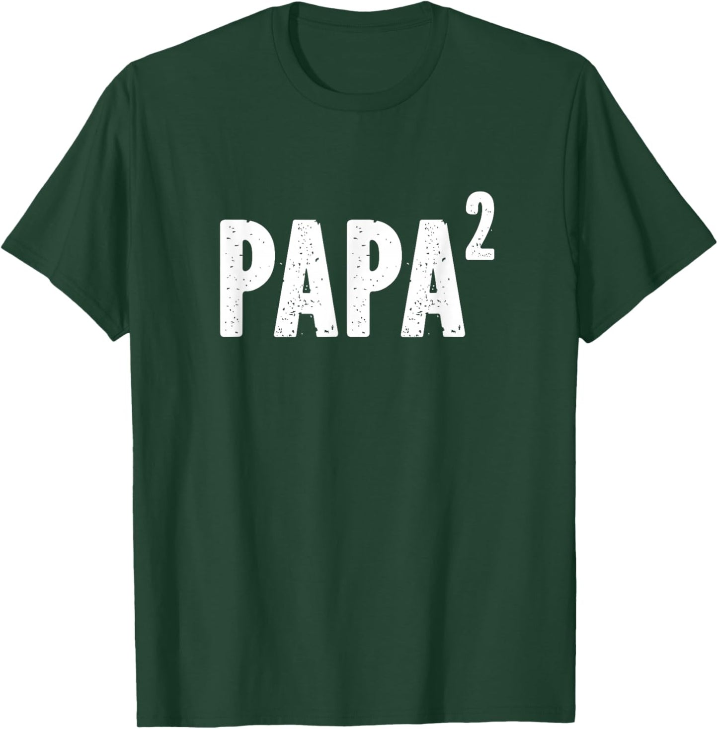 Papa 2 Papa Squared for Grandpa from Granddaughter Grandson T-Shirt - T-Shirt | Forest