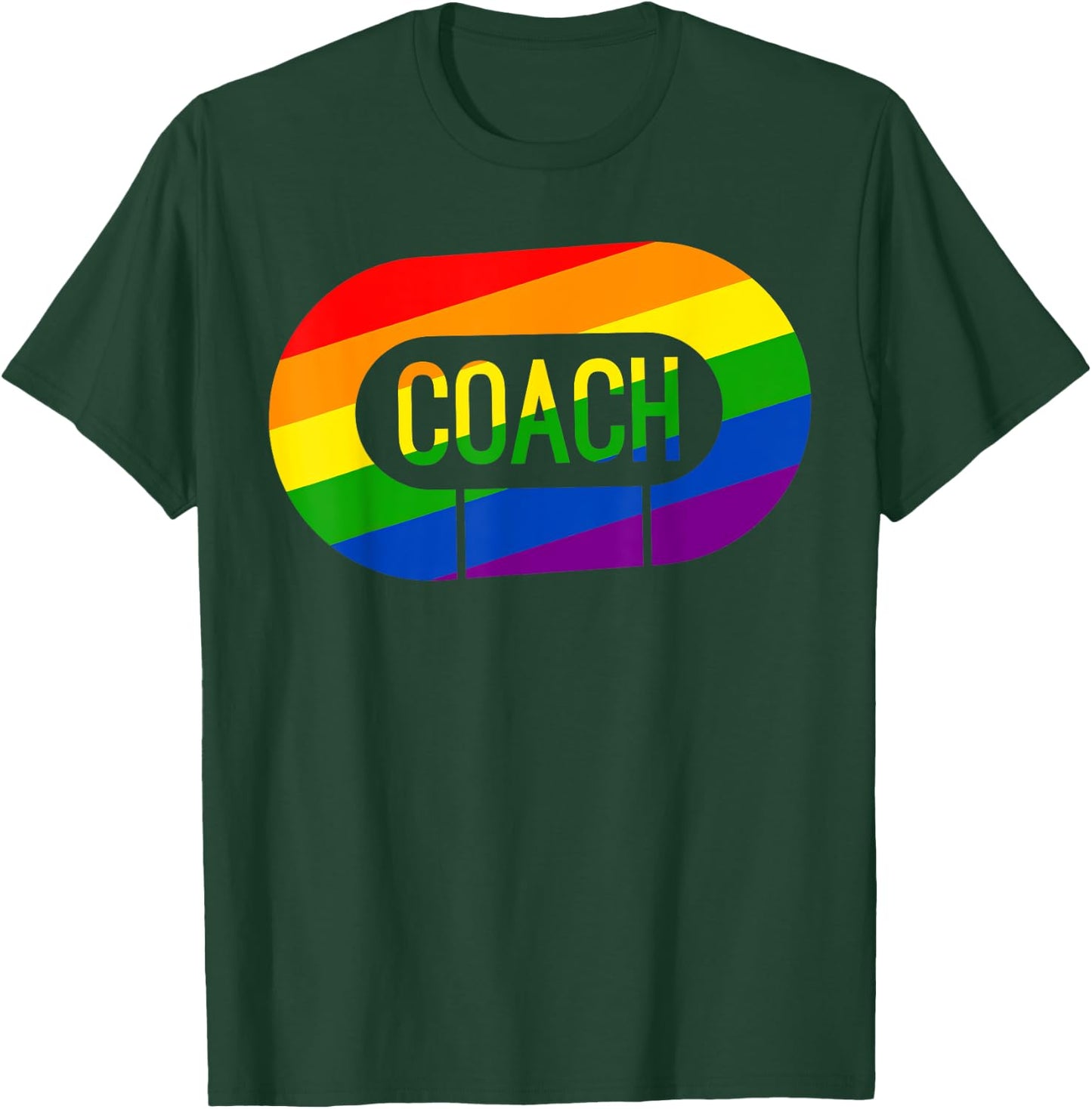 Derby Coach Pride T-Shirt - T-Shirt | Forest